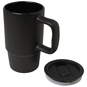Additional Image 5 - a black mug with a handle