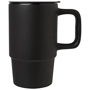 Additional Image 1 - a black mug with handle