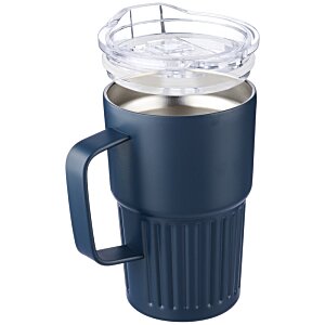 Additional Image 3 - a blue and black coffee mug