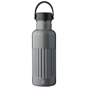 Additional Image 3 - a grey water bottle with a black cap