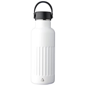 Additional Image 4 - a white water bottle with a black lid