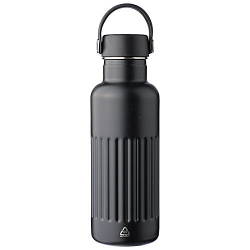 Additional Image 2 - a black water bottle with a handle with Willis Tower in the background