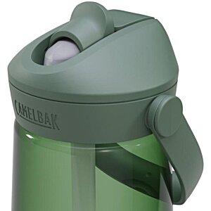 Additional Image 2 - a green water bottle with a grey handle