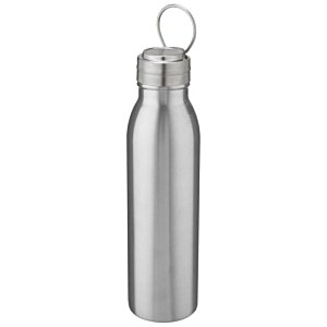 Additional Image 2 - a silver water bottle with a white background