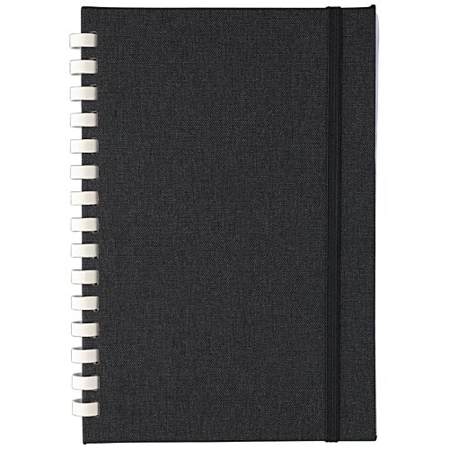 Additional Image 3 - a black notebook with a spiral bound