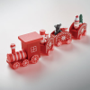 Additional Thumbnail Image 7 - a red toy train on a white surface