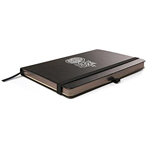 Additional Image 5 - a black notebook with a black strap