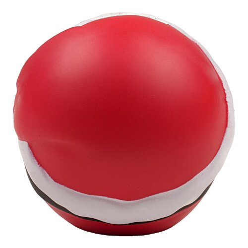 Additional Image 2 - a red ball with white stripes