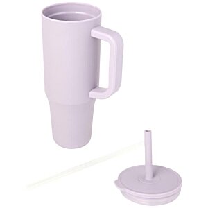 Additional Image 5 - a white cup with handle and a toilet brush