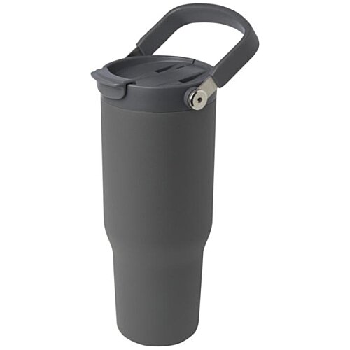 Additional Image 4 - a black plastic cup with a handle