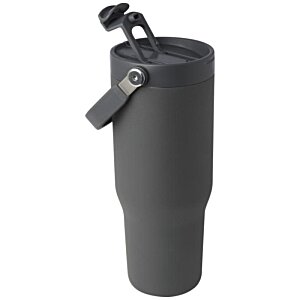 Additional Image 5 - a black plastic cup with a handle