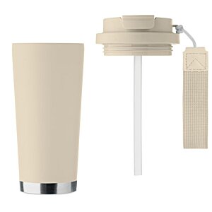 Additional Image 3 - a white cup with a silver lid