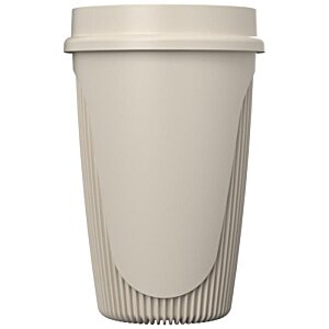 Additional Image 2 - a white plastic cup with a lid