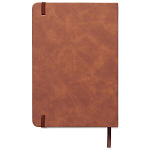 Additional Image 5 - a brown leather notebook with a pencil
