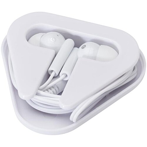 Additional Image 4 - a white earbuds in a case
