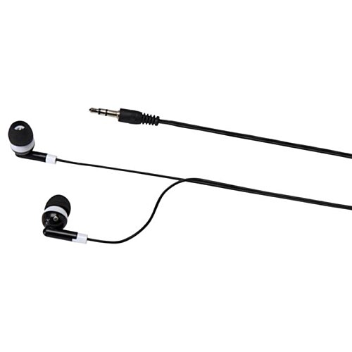Additional Image 6 - a pair of black earbuds