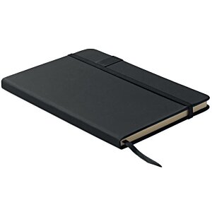 Additional Image 1 - a black notebook with a cord