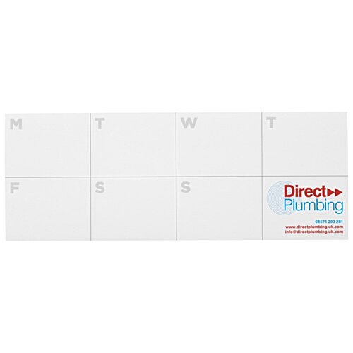 Additional Image 2 - a white calendar with red and blue text