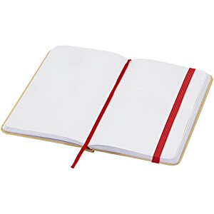 Additional Image 1 - a white notebook with red strips