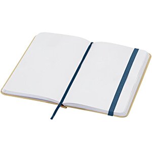 Additional Image 2 - a white notebook with blue straps