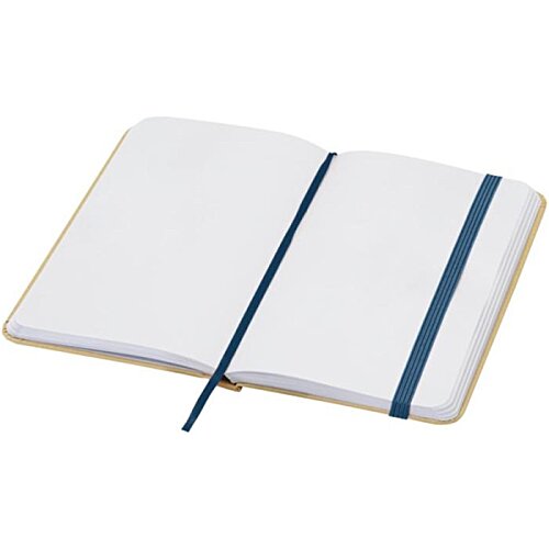 Additional Image 2 - a white notebook with blue straps
