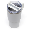 Additional Thumbnail Image 3 - a white cup with a silver handle