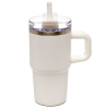 Additional Thumbnail Image 2 - a white cup with a straw