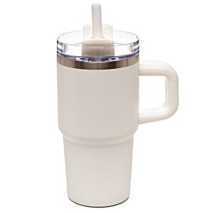 Additional Image 2 - a white cup with a straw