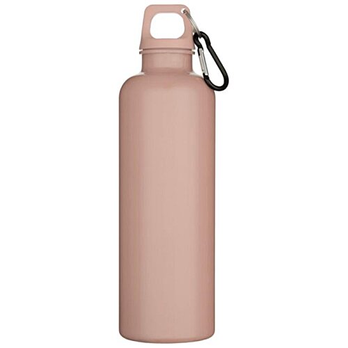 Additional Image 3 - a pink water bottle with a black handle