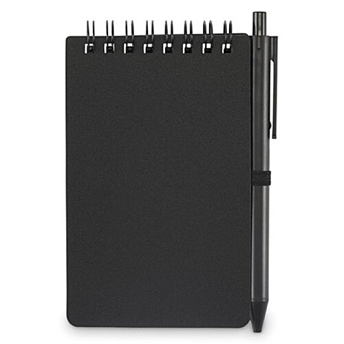 Additional Image 1 - a black notebook with a pen