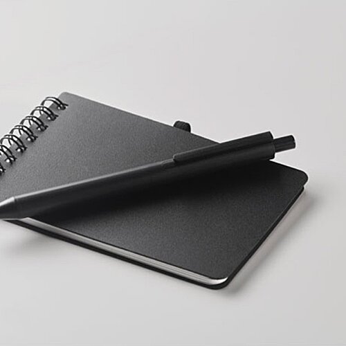 Additional Image 6 - a black notebook with a pen on it