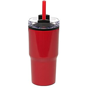 Additional Image 3 - a red cup with a straw