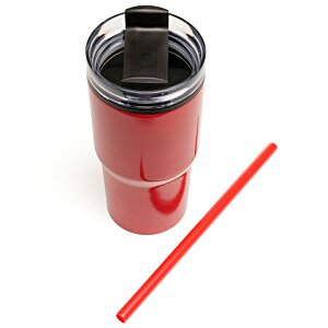 Additional Image 4 - a red cup with a straw