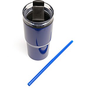 Additional Image 5 - a blue cup with a straw