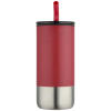 Additional Thumbnail Image 2 - a red and silver cup with a straw