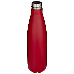 Additional Image 2 - a red water bottle with a silver lid
