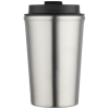 Additional Thumbnail Image 4 - a stainless steel cup with a black lid