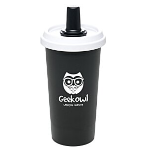 Additional Image 2 - a black and white cup