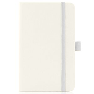 Additional Image 2 - a white notebook with a silver band