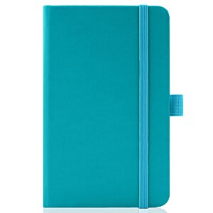 Additional Image 3 - a blue notebook with a strap