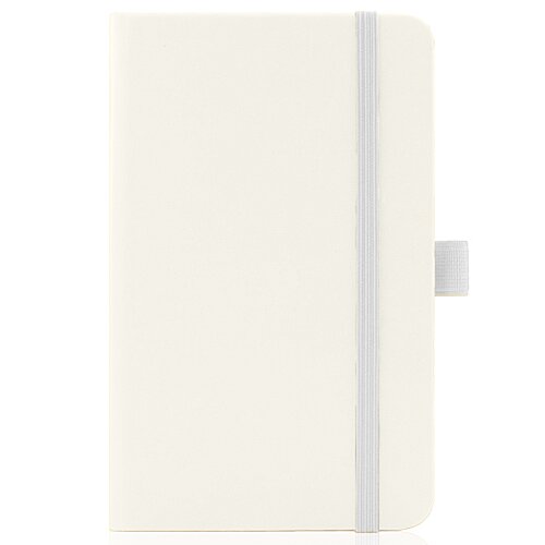 Additional Image 2 - a white notebook with a silver band