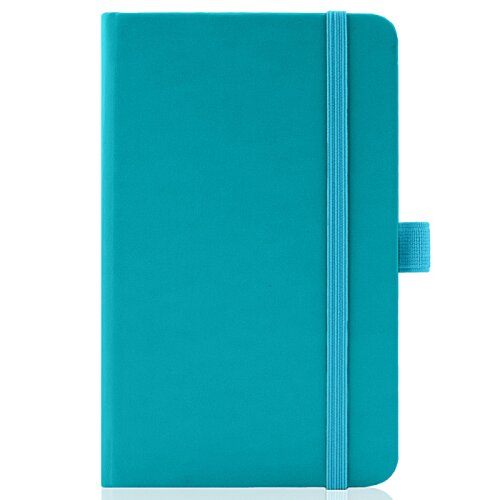 Additional Image 3 - a blue notebook with a strap