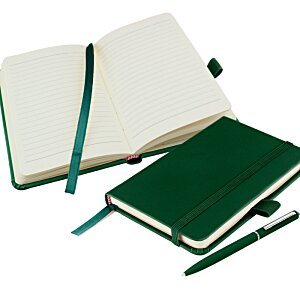 Additional Image 1 - a green notebook with a green strap