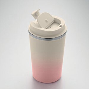 Additional Image 9 - a white and pink cup with a lid