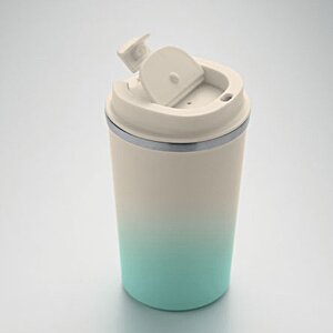Additional Image 10 - a white and blue cup with a lid