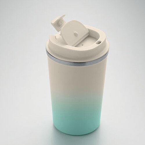 Additional Image 10 - a white and blue cup with a lid