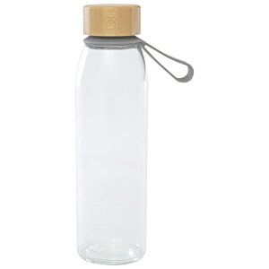 Additional Image 1 - a clear plastic bottle with a brown rubber cap