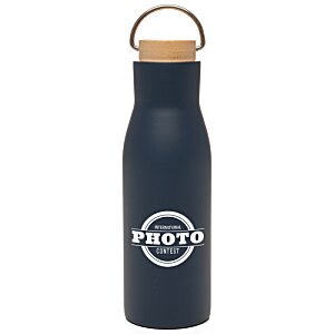 Additional Image 1 - a black bottle with a white logo