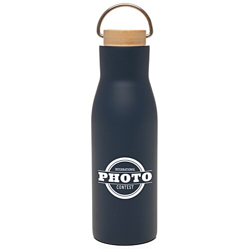 Additional Image 1 - a black bottle with a white logo