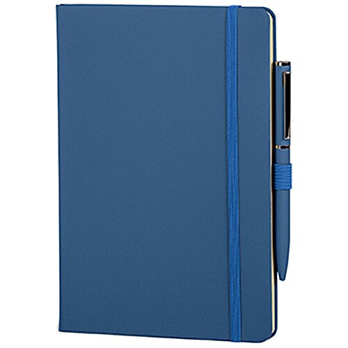 Additional Image 7 - a blue notebook with a pen
